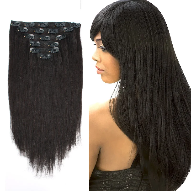 14 Inch / Yaki Straight / Jet Black