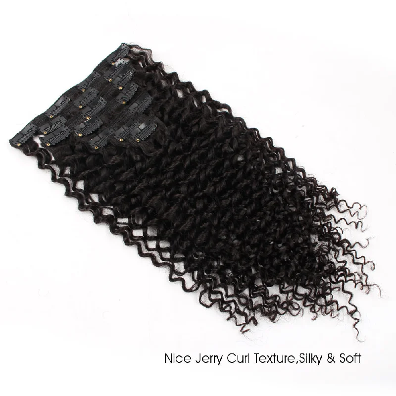 20 Inch / Jerry Curly / Natural Black