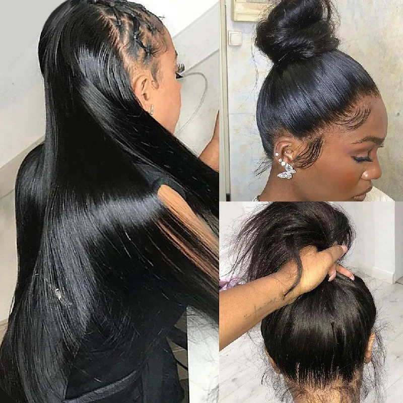 360 Lace Frontal Wig Straight Virgin Human Hair