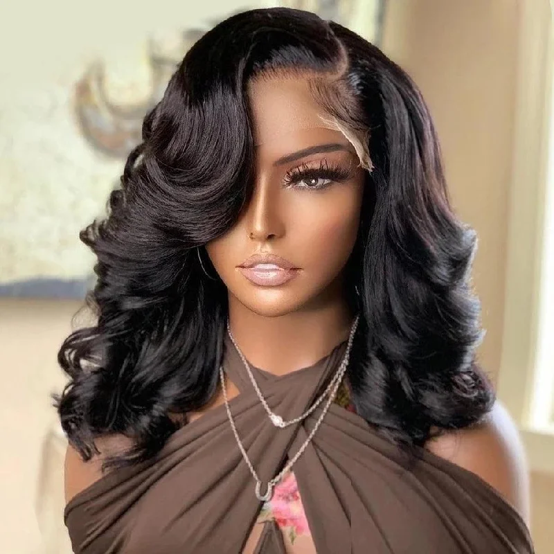 4x4/13x4 Lace Wig Short Bob Brazilian Body Wave Human Hair Wigs