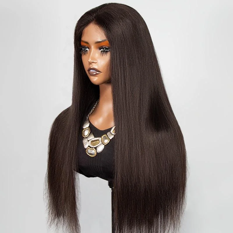 5x5 Real HD Lace Closure Wig Straight Virgin Human Hair