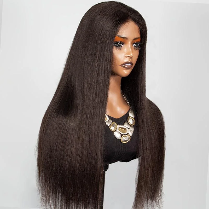 5x5 Real HD Lace Closure Wig Straight Virgin Human Hair