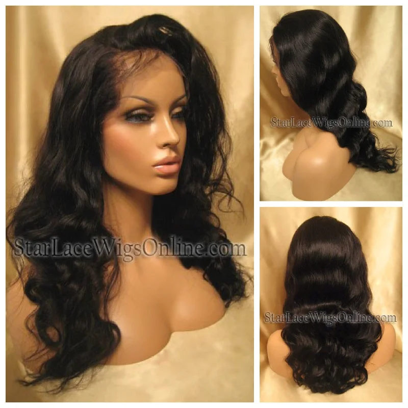 Body Wave Indian Remy Full Lace Wig - Stock - Wendy