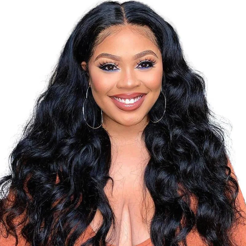 Body Wave T Part Lace Wig 13*6*1 Human Hair Wigs 180% Density