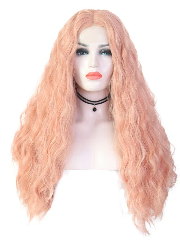 Misty Rose Wavy Lace Front Wig 076