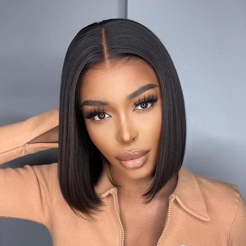 Must Have 13x4 Bob Lace Frontal Wig Human Hair Straight