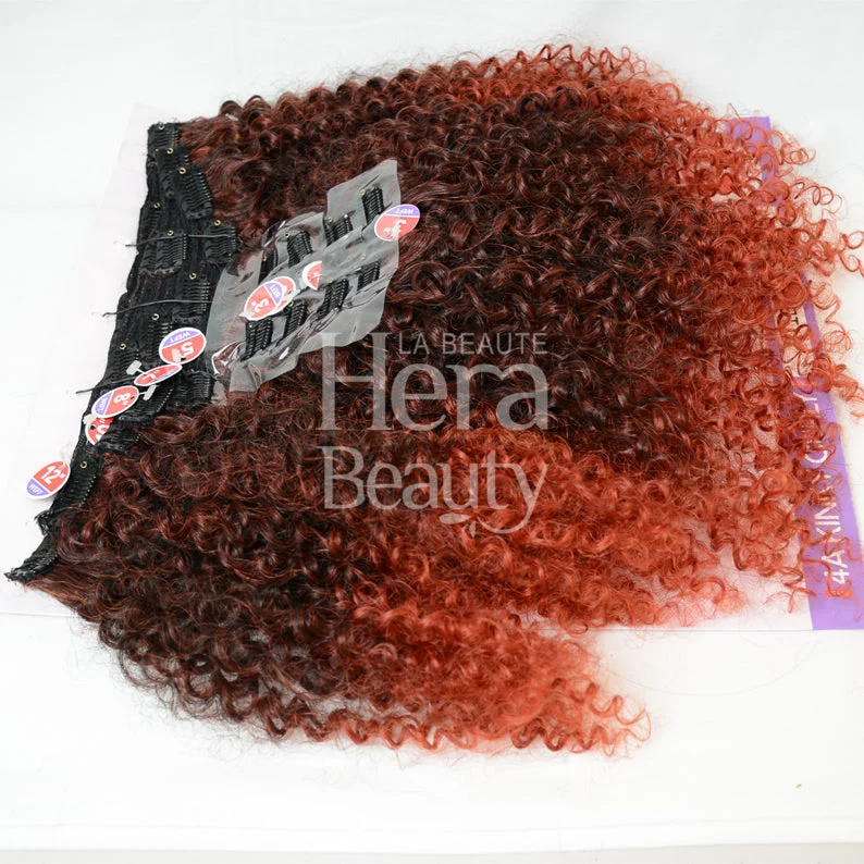 OUTRE Big Beautiful Hair Clip In 9pcs 4A Kinky Curly 10""