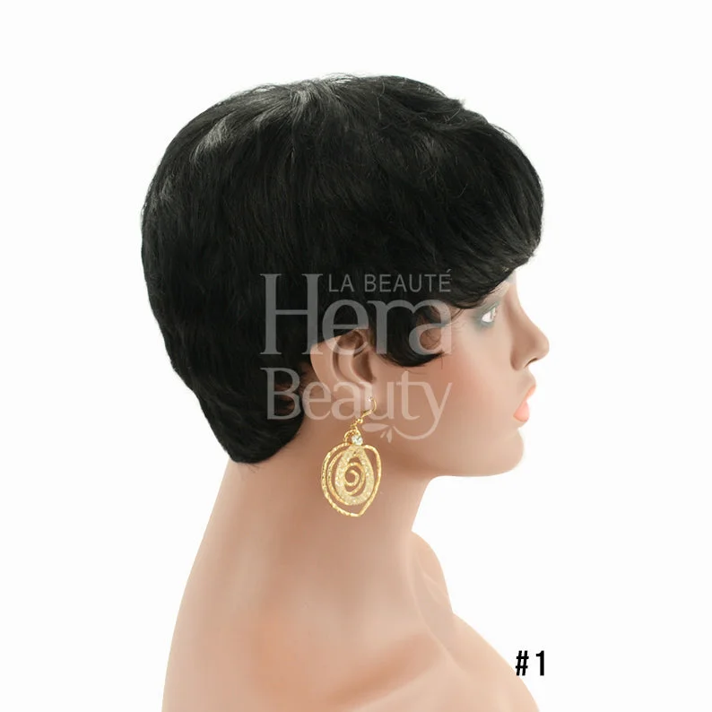 OUTRE Perimium Duby Wig Human Hair Full Cap Wig - PIXIE MOHAWK