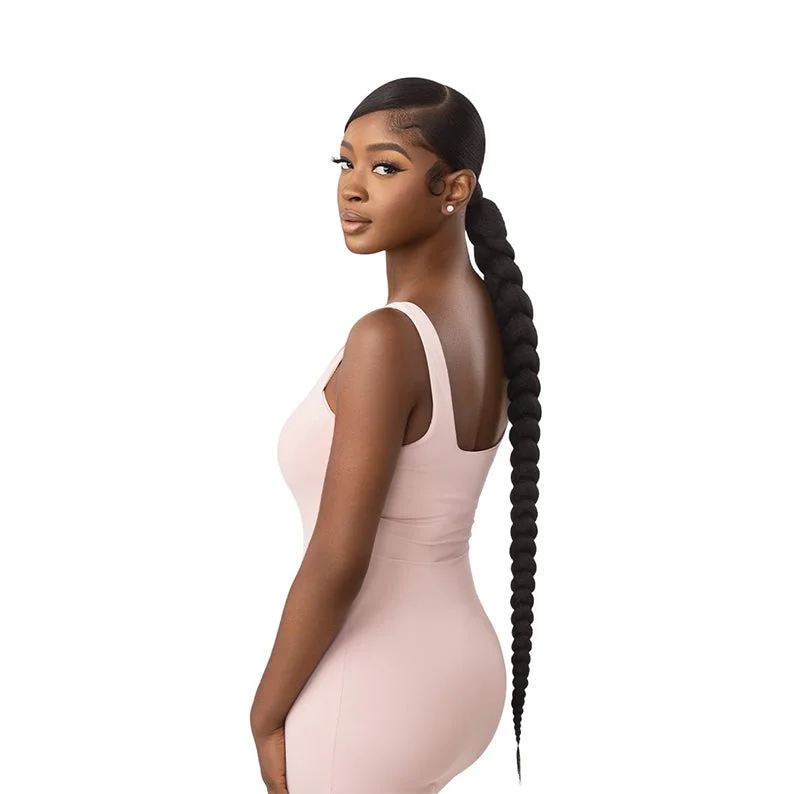 OUTRE Pretty Quick Wrap Pony NATURAL BRAIDED PONYTAIL 32