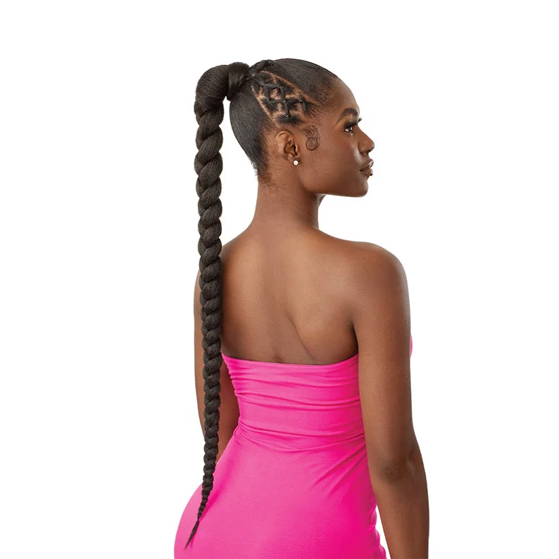 OUTRE Pretty Quick Wrap Pony NATURAL BRAIDED PONYTAIL 32