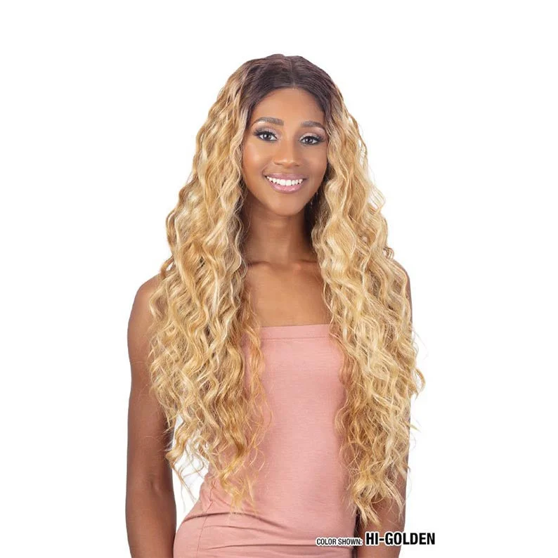 SHAKE N GO Freetress Equal Level Up Synthetic HD Lace Front Wig ARIEL