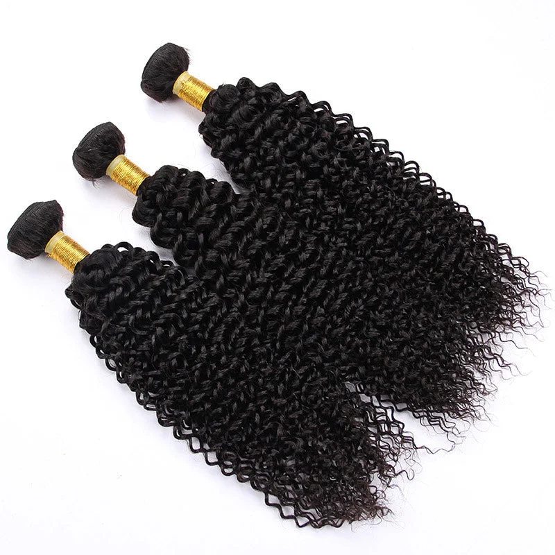 Soul Lady 10A Grade 100% Human Virgin Hair unprocessed Jerry Curly 3 Bundles Deal