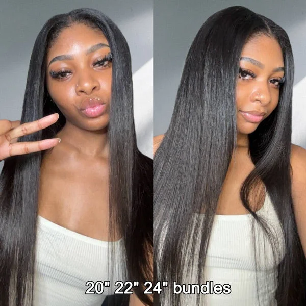 3 Bundles Straight Unprocessed Human Virgin Hair -OQHAIR