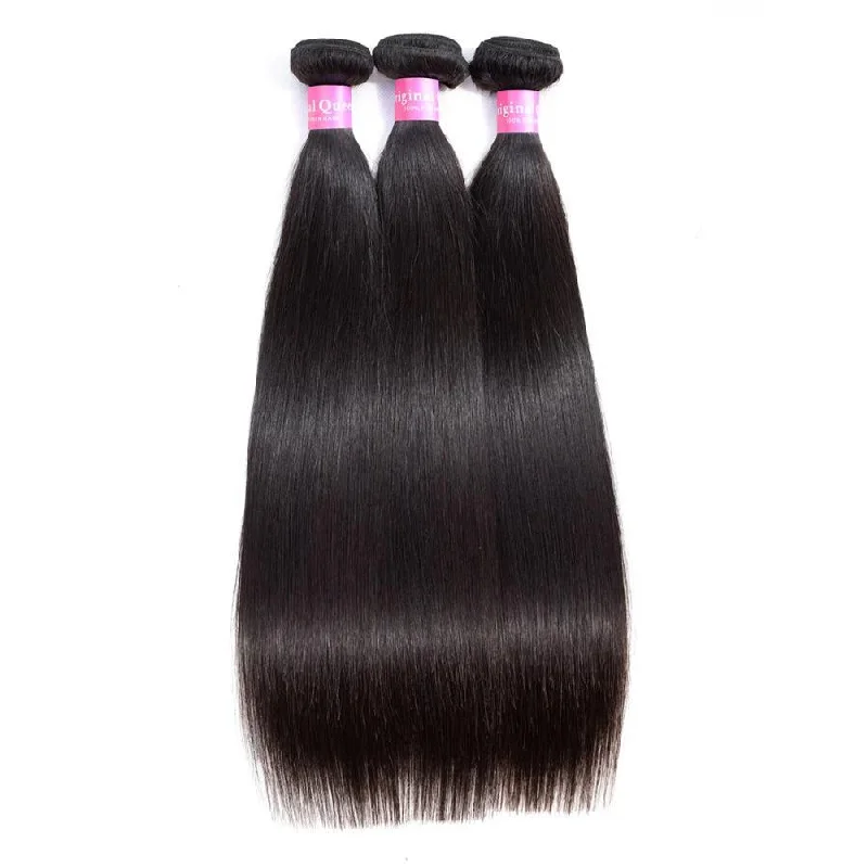 3 Bundles Straight Unprocessed Human Virgin Hair -OQHAIR