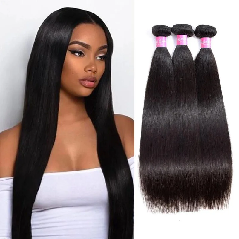 3 Bundles Straight Unprocessed Human Virgin Hair -OQHAIR