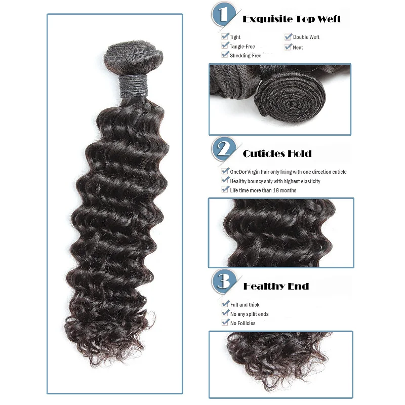 Virgin Brazilian Afro Remy Human Hair Extensions Unprocessed Natural Black Hair Weft Hair Weaving 100g/Bundle