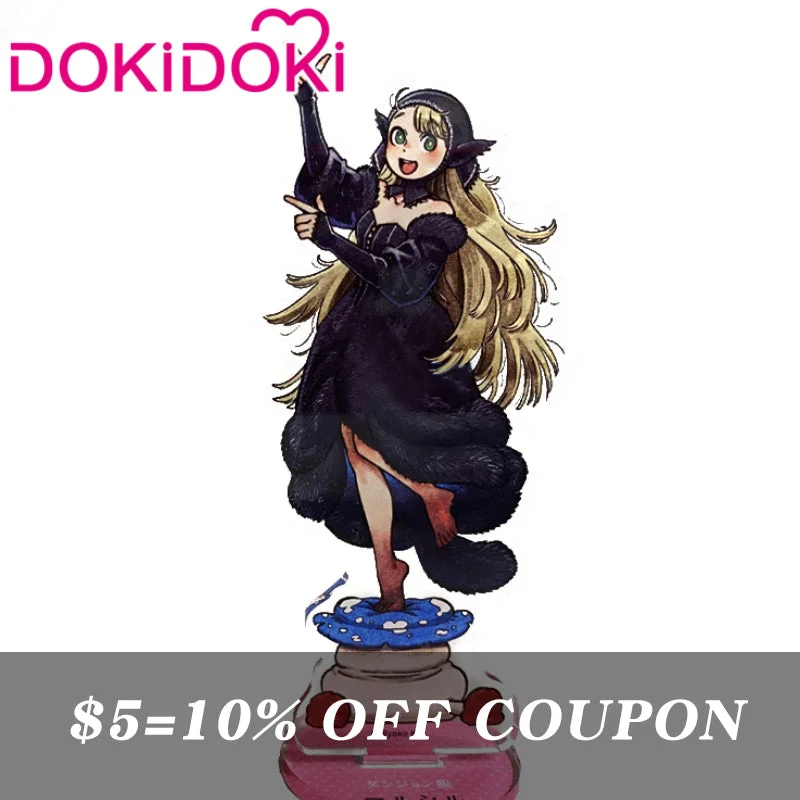 $5 Deposit =10% OFF Coupon DokiDoki Anime Delicious in Dungeon Cosplay Marcille Donato Costume Dungeon Lord Black Dress