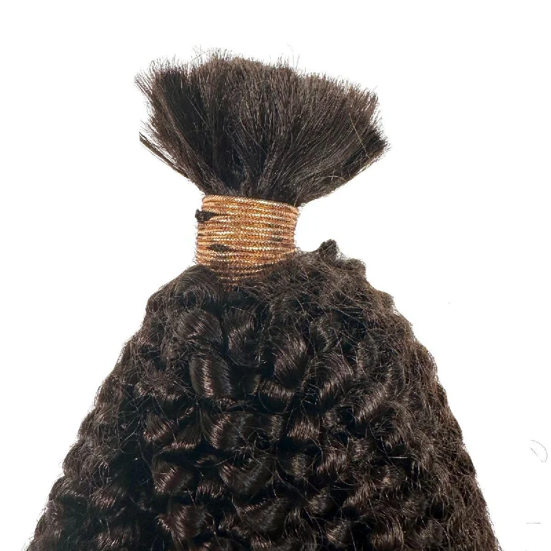 Afro Kinky Bulk Human Braiding Hair