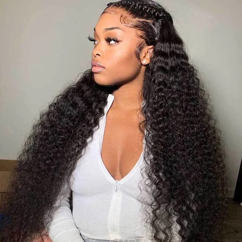 Amber | PREPLUCKED VIRGIN HUMAN HAIR 360 LACE WIG | Deep Wave