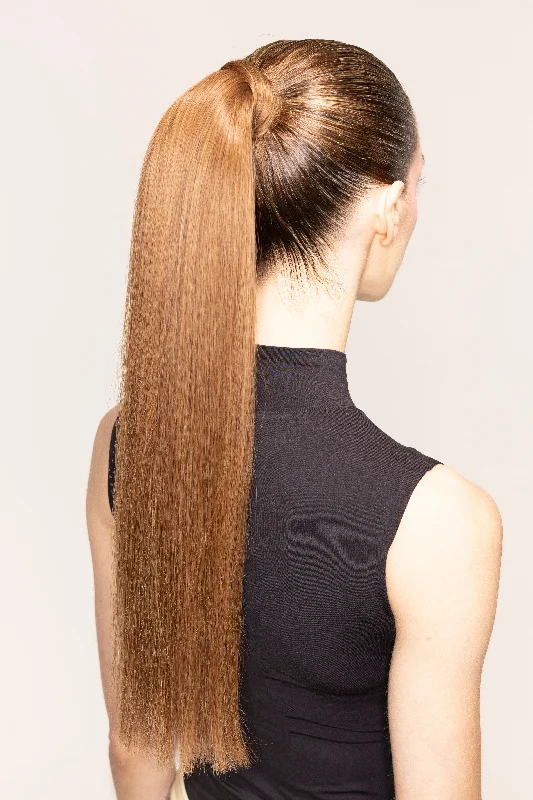 BELLAMI x Andrew Fitzsimons 20"" The Ponytail 100g Almond Brown (7)