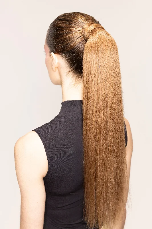 BELLAMI x Andrew Fitzsimons 20"" The Ponytail 100g Chestnut Brown (6)