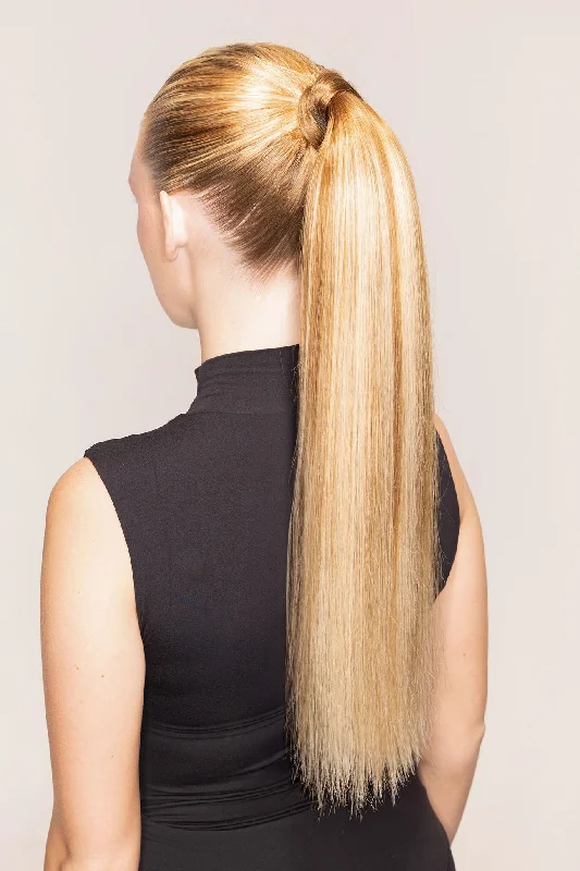 BELLAMI x Andrew Fitzsimons 20"" The Ponytail 100g Vanilla Latte Highlight