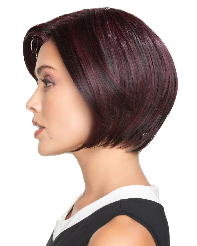 Angled Bob | Lace Front & Monofilament Part Synthetic Wig by TressAllure