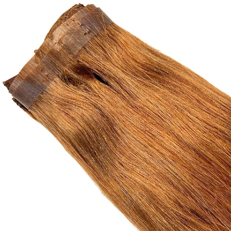 Auburn Seamless Clip-In Hair Extensions