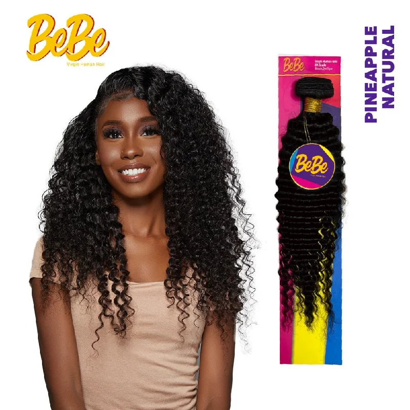 BeBe 100% Virgin Human Hair Single Bundle - Pineapple Curl