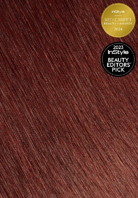 BELLAMI Silk Seam 20"" 180g Dark Maple Brown Natural Hair Extensions