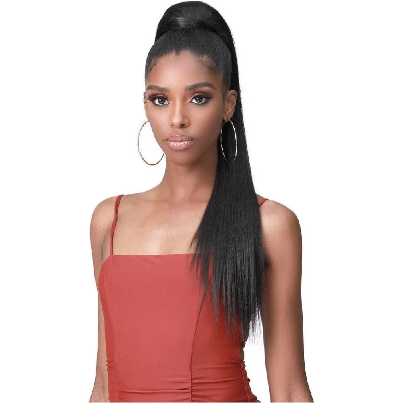 Bobbi Boss Miss Origin Tressup Human Hair Blend Drawstring Ponytail - MOD010 Yaky Straight 28""