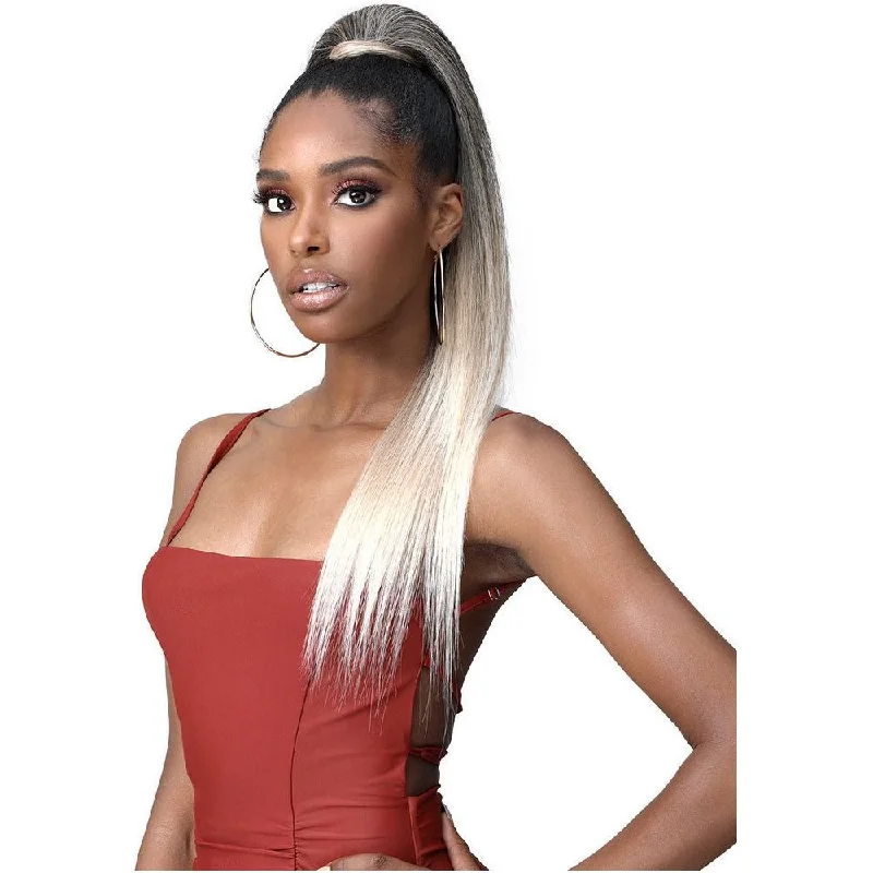 Bobbi Boss Miss Origin Tressup Human Hair Blend Drawstring Ponytail - MOD010 Yaky Straight 28""