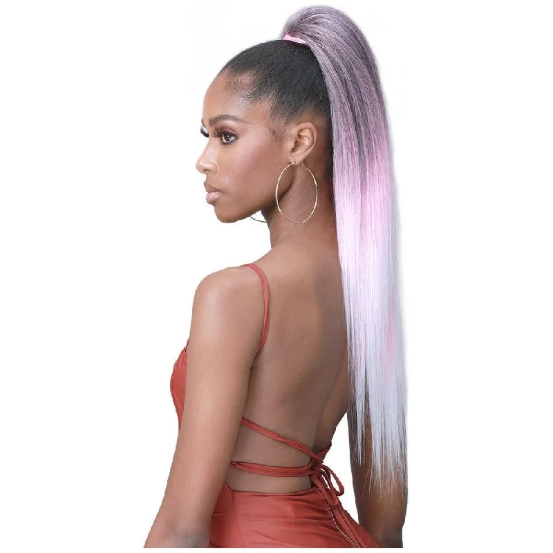 Bobbi Boss Miss Origin Tressup Human Hair Blend Drawstring Ponytail - MOD010 Yaky Straight 28""