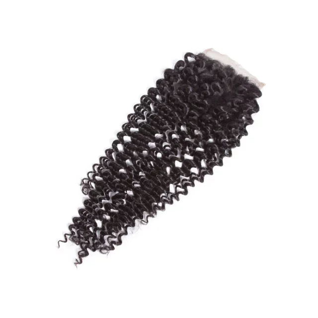 Afro Kinky Virgin Human  Hair Lace  Closures