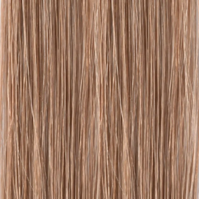 Brown Blonde #17 Nano Tip Full Cuticle Human Hair Extensions Double Drawn-50g