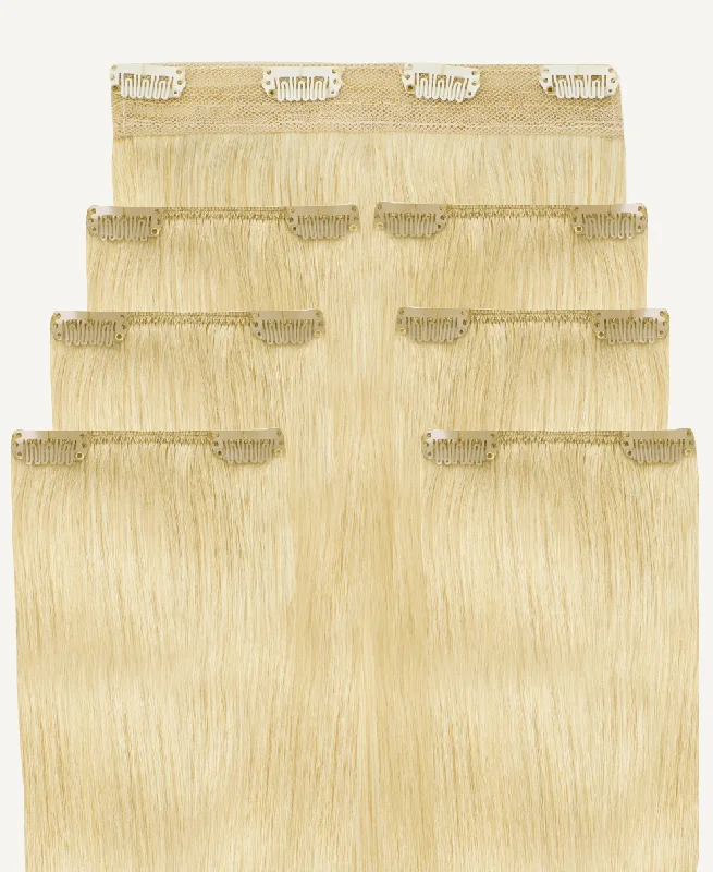 clip-in hair extensions #613 light blonde.