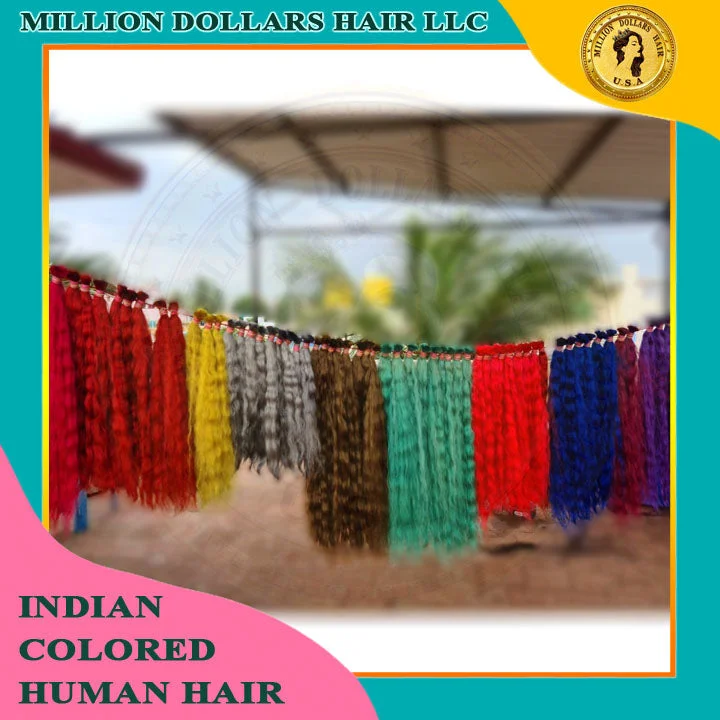 Colored Hair Weft