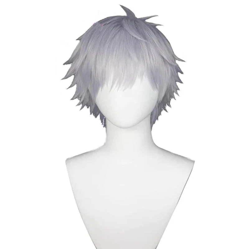 【US LOCAL SHIPPING 】Dokidoki Anime Cosplay Cosplay Grey Wig