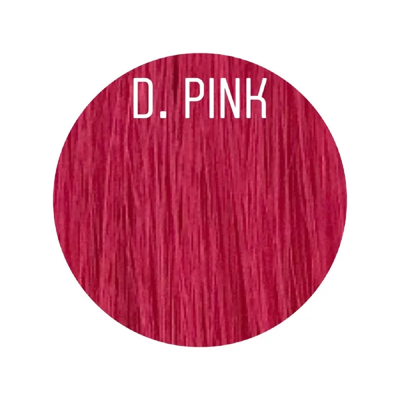 Hair Wefts Hand tied / Bundles Color D. PINK GVA hair_One donor line