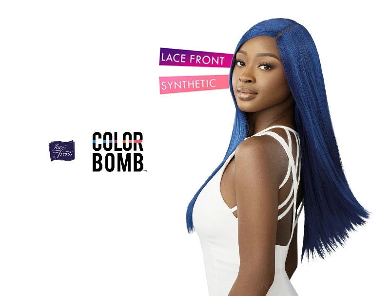 OUTRE COLOUR BOMB SYNTHETIC HAIR HD LACE FRONT WIG - KAYCEE