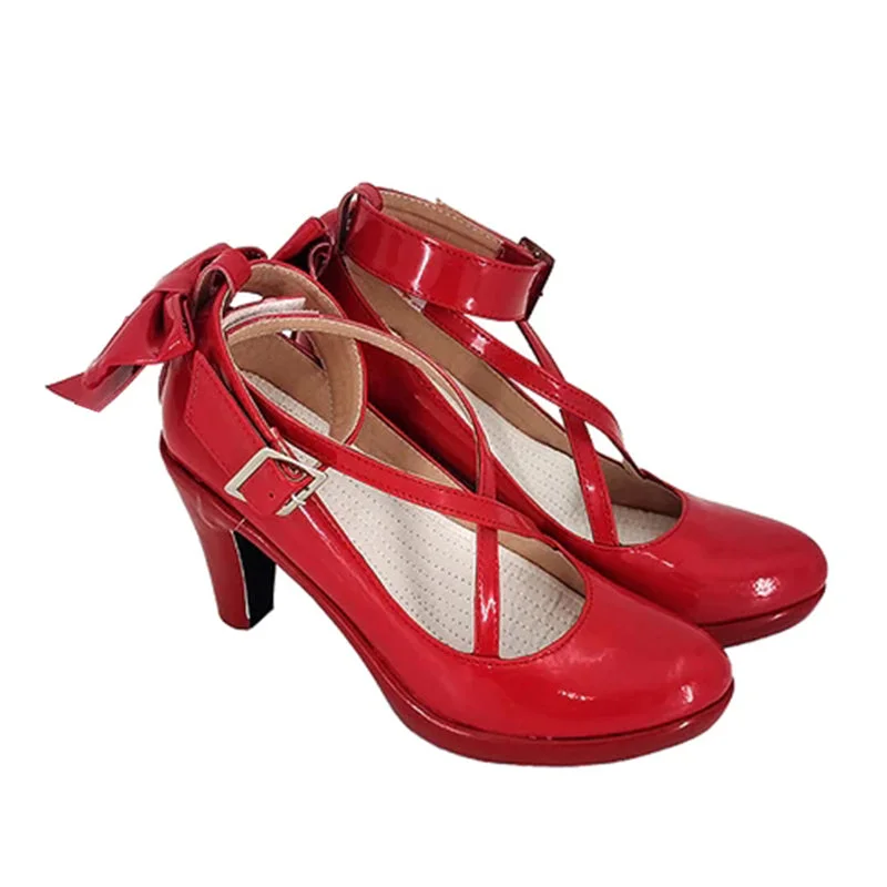 DokiDoki Anime Cosplay Shoes Red