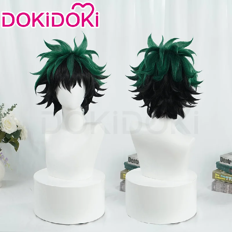 DokiDoki Anime Cosplay Wig Short Green Hair