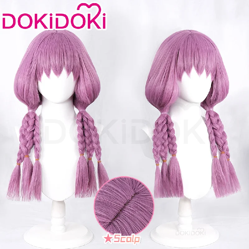 【Ready For Ship】DokiDoki Anime Frieren: Beyond Journey's End Cosplay Aura Wig Long Purple Hair