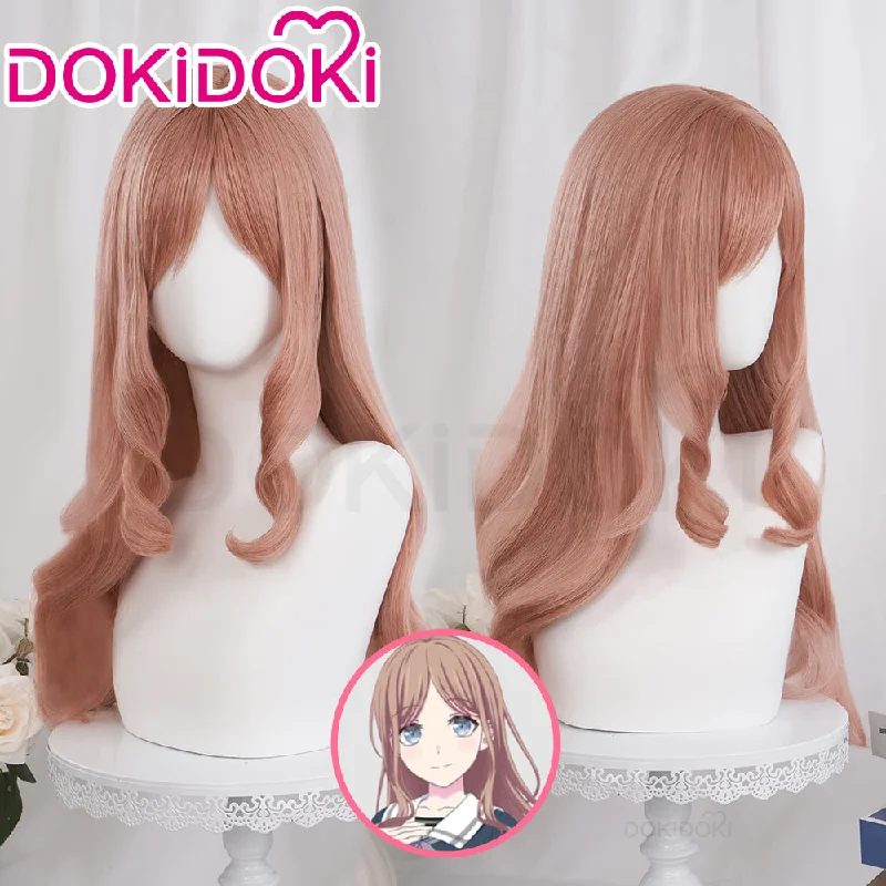 【Ready For Ship】DokiDoki Anime Game BanG Dream! Cosplay Soya Nagasaki Wig Long Brown Hair