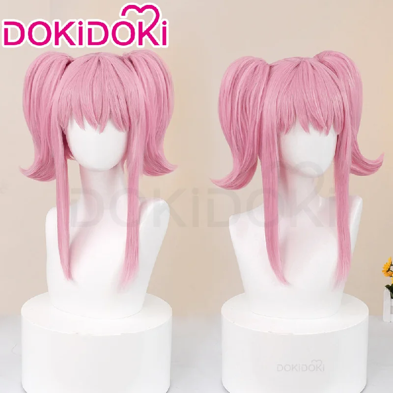 【Ready For Ship】DokiDoki Anime Shugo Chara Cosplay Hinamori Amu Daiya Wig Pink Long Hair Amulet Dia