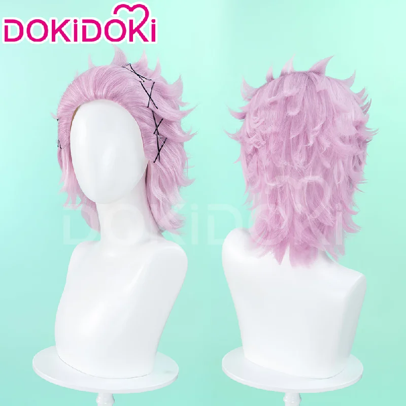 DokiDoki Anime Wind Breaker Cosplay Mitsuki Kiryu Wig Short Straight Pink Hair