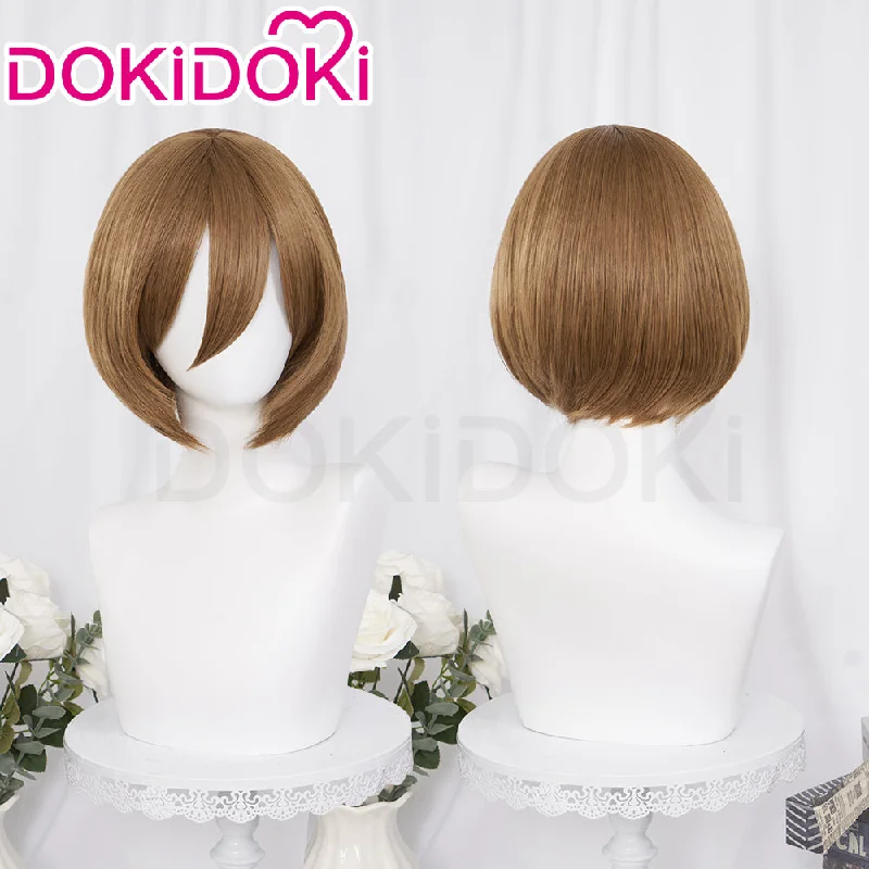 【Ready For Ship】DokiDoki Project Sekai COLORFUL STAGE! Cosplay Wig Short Brown Hair PJSK