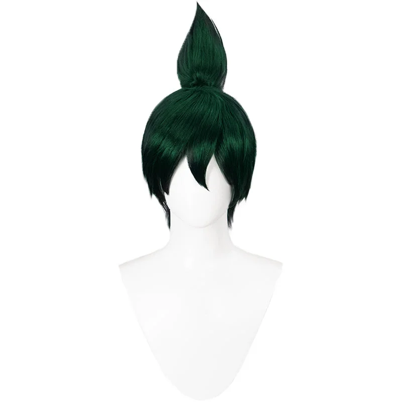 【Ready For Ship】DokiDoki Game Cosplay Cosplay Short Green Wig / Mask