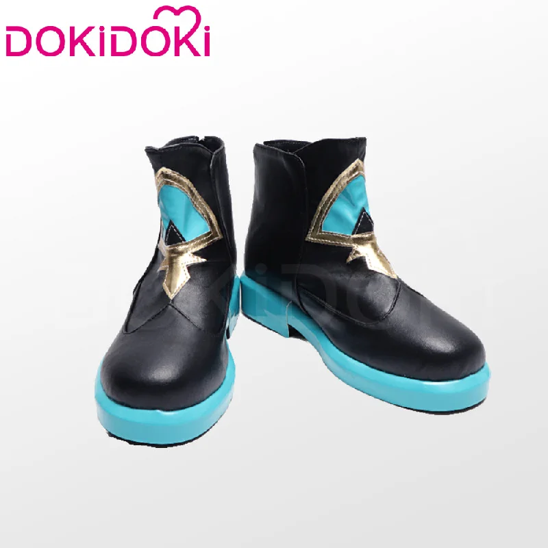 【In Stock】DokiDoki Game Honkai: Star Rail Cosplay Aventurine Shoes Shajin Sha Jin