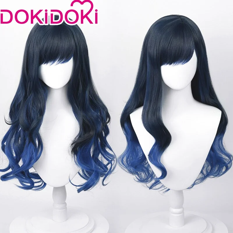 【Ready For Ship】DokiDoki Project Sekai Colorful Stage! Cosplay Shiraishi An Cosplay Wig  Blue Hair PJSK